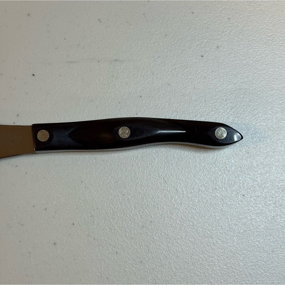 Cutco Classic Brown‎ Spatula Spreader 1768 Kitchen Serrated Knife Made In USA - Picture 3 of 7